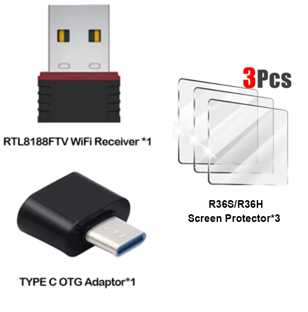 Gaming Console R36H - R36S (WiFi) RTL8188FTV USB Dongles en