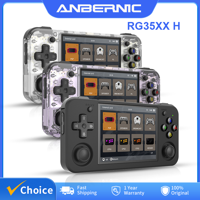 Gaming Console Gta - ANBERNIC RG35XX H Handheld gameconsole Linux