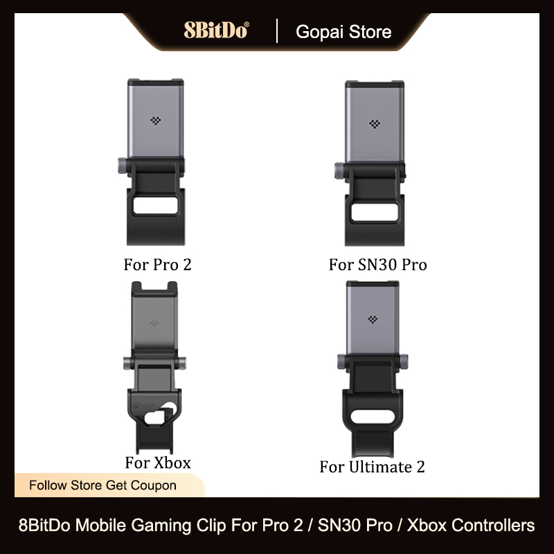 Microsoft Controller Xbox Wireless - 8BitDo mobiele gamingclip voor Xbox-controller en