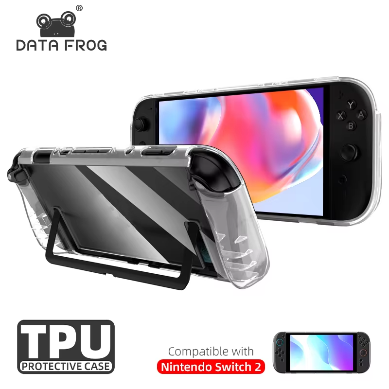 Gaming Console Nintendo Switch 2 - DATA FROG Zachte TPU Stootvaste Transparante