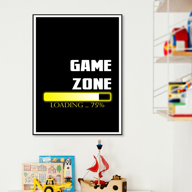 Gaming Quotes Art Schilderen x - Gaming Console Picture recensie en prijs