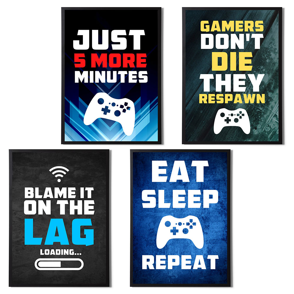 Gaming Quotes Art Schilderen C - Gaming Console Picture recensie en prijs