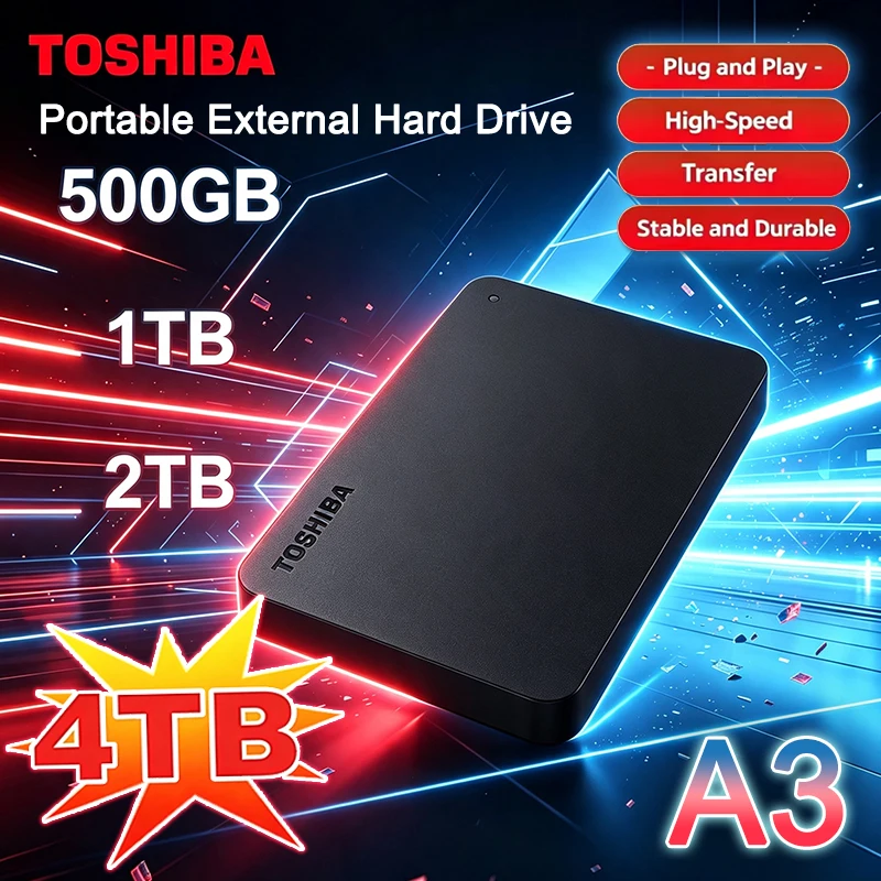 Toshiba A3 Canvio Basics 500GB - Gaming Console Driving recensie en prijs