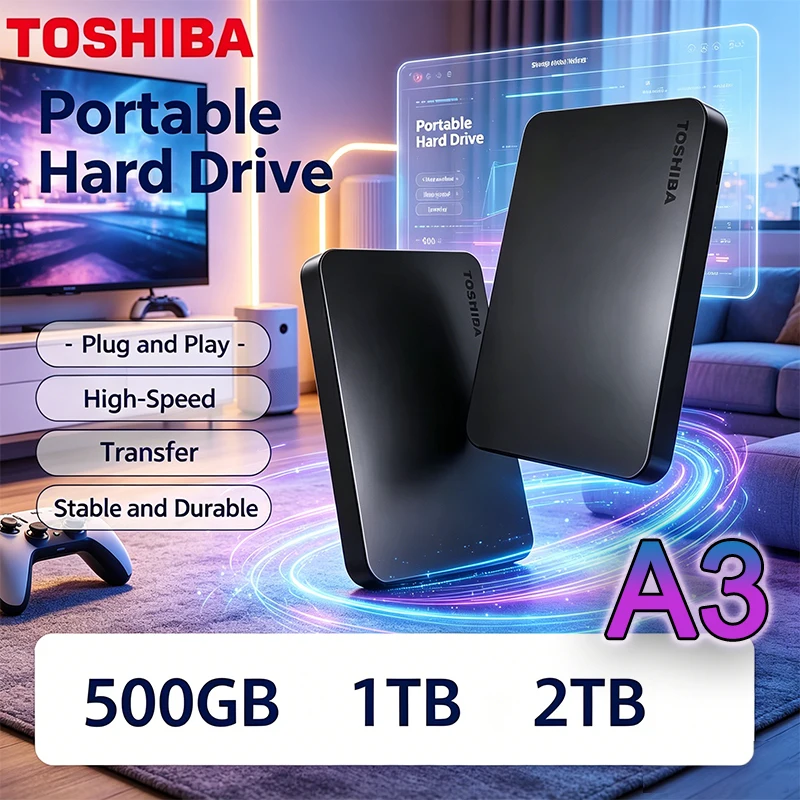 Toshiba A3 Canvio Basics 500GB - Gaming Console Driving recensie en prijs
