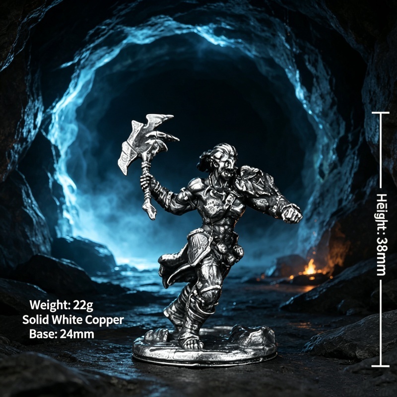 Orc Warrior miniatuur metalen  - Gaming Console Mini recensie en prijs