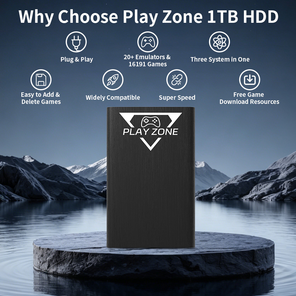 Play Zone 1TB draagbare gaming - Gaming Console Game Zone recensie en prijs