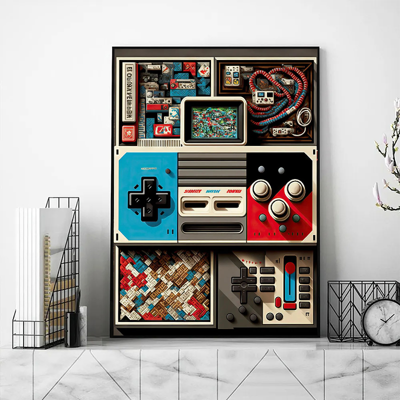 Hot Games Console Collage in P - Gaming Console Picture recensie en prijs